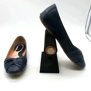 Born Molly Driving Flats Shoes sz 8 Navy Blue
